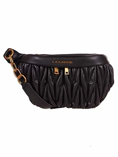 Ла Кэрри марсупио Олимпия Донна, Chiusura молния, экопель, мателассе, Неро, L37 x A20 x P11