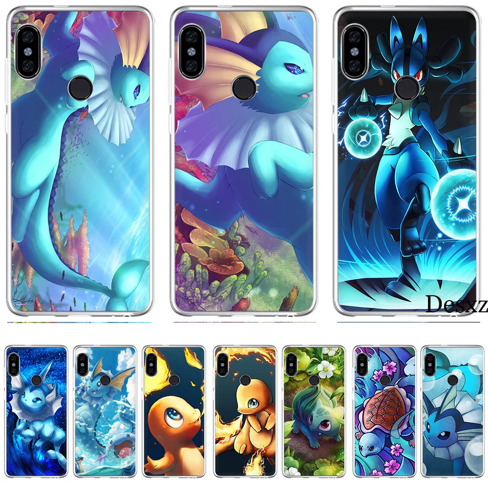 Чехол Charizard Squirtle vaporion Pokemons для Xiao mi Red 8 SE Note 5 5A 6 6X Pro X 2S A2 Lite Plus 4X 4A S2 F1 7 GO |