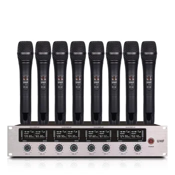 

Wireless microphone eight channel microphone outdoor stage wedding performance ktv karaoke special microphone wireless