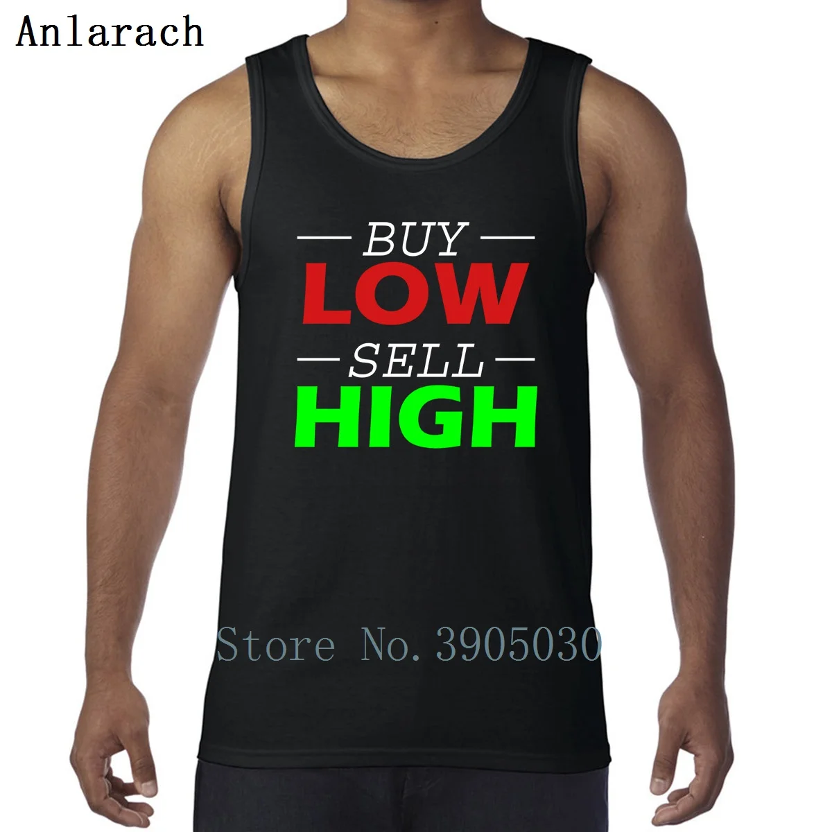 

Buy Low Sell High Trader Vests Nice Euro Size XS-2xl Gift Summer Tank Tops For Men Printing Pattern Fitted Singlet Clothes