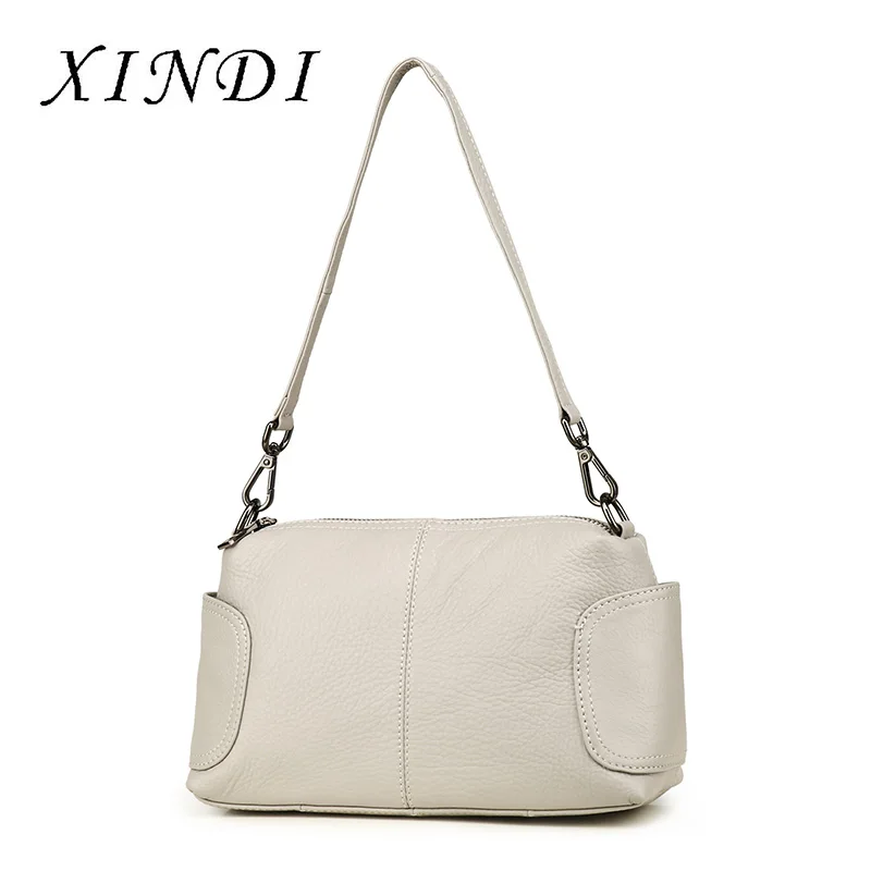 XINDI Популярная женская сумка Bolsa Feminina из натуральной кожи, женская сумка-тоут высокого качества, сумки через плечо
