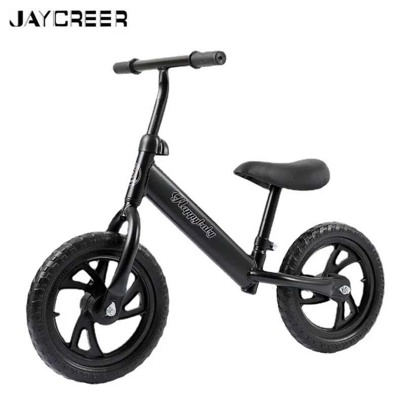JayCreer 12" Wheels Child Kids Balance Bike For Ages 2-6 Years Old