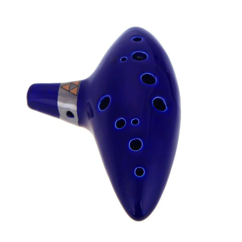  Chinese wind national musical instrument 12 hole Ocarina blowing mouth flute children music teachin - 4000079760383
