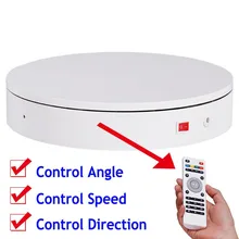 20cm 360 Degree Rotation Electric Rotating Turntable 3D Scanning Photography rotatable live Display Stand with Remote Control