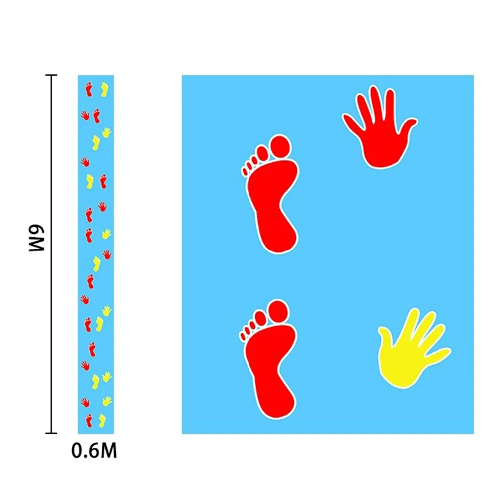 Children Kids Games Toy Mat Hands And Feet Game Pad Team Expand Props Outdoor Training Group Building Fun Game Pads for Kids