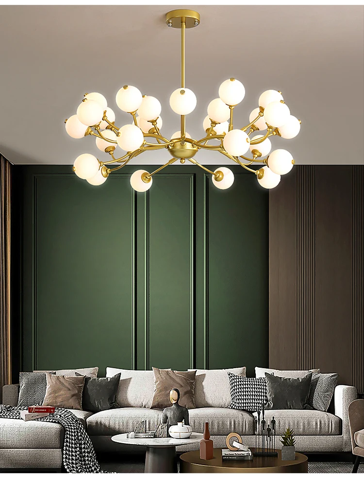 chandelier lamp Nordic Modern LED Indoor Lighting Pendant Lights  For Living Room Dining Bedroom Kitchen Simplicity Atmosphere Ceiling Lamps wayfair chandeliers