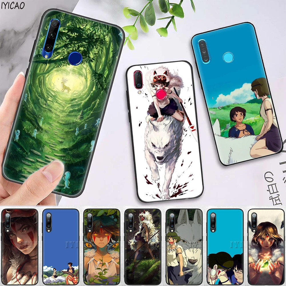 IYICAO Принцесса Мононоке мягкий чехол для Huawei Mate 20 30 Lite 10 Pro Y6 Y7 Y9 2017 2018 2019 Prime |