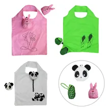 Милые животные Зеленый супермаркет хозяйственная сумка портативный складной большой хранения Многоразовые продуктовые сумки экологически чистые хозяйственные сумки эко