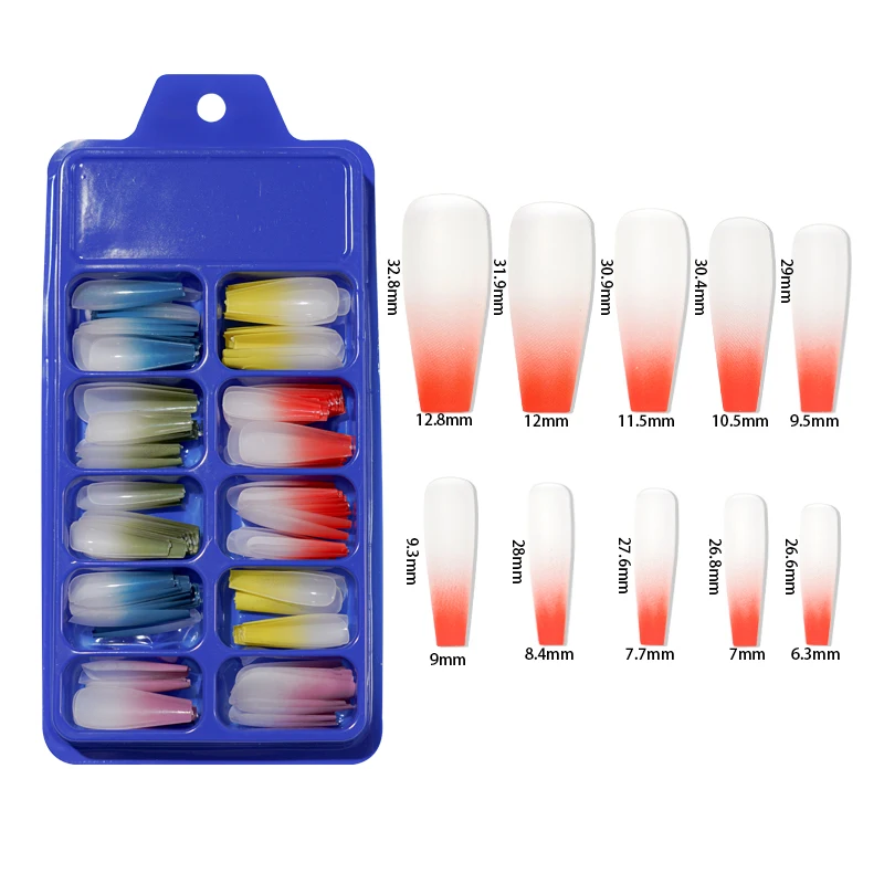 

100Pc/Box Detachable Nail Fakes Press On Nails , Used for Wear or Rather Fix go to occasion and Remove it immediately Fakes Nail
