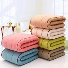 Банное полотенце для взрослых, настраиваемый логотип, шесть цветов, лимит, 32 нити, хлопок, разрыв, домашнее полотенце из хлопка