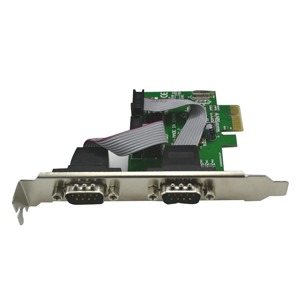 RS232 9 Pin WCH382L адаптер черный компьютер с приводом диск прочный конвертировать добавить на PCI-E последовательный порт расширения карты мини плата
