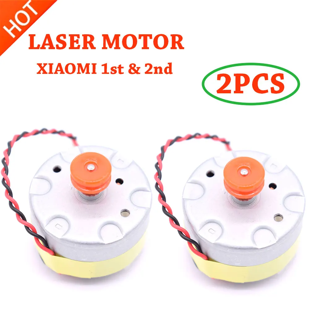 

Gear Transmission Motor 2PCS for xiaomi Mijia 1st 2nd & Roborock S50 S51 S55 Robot Vacuum Cleaner Laser Sensor LDS Cleaner Motor