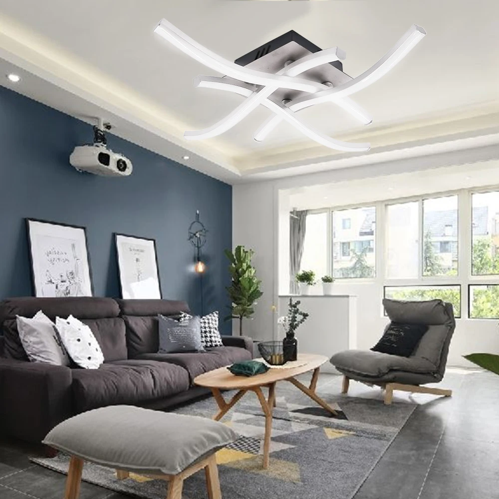 dining room ceiling lights Modern LED Ceiling Lights Dimmable With Remote 12W 18W 24W Bedroom Ceiling Lamp for Living room Home Indoor Lighting AC85-265V modern ceiling lights