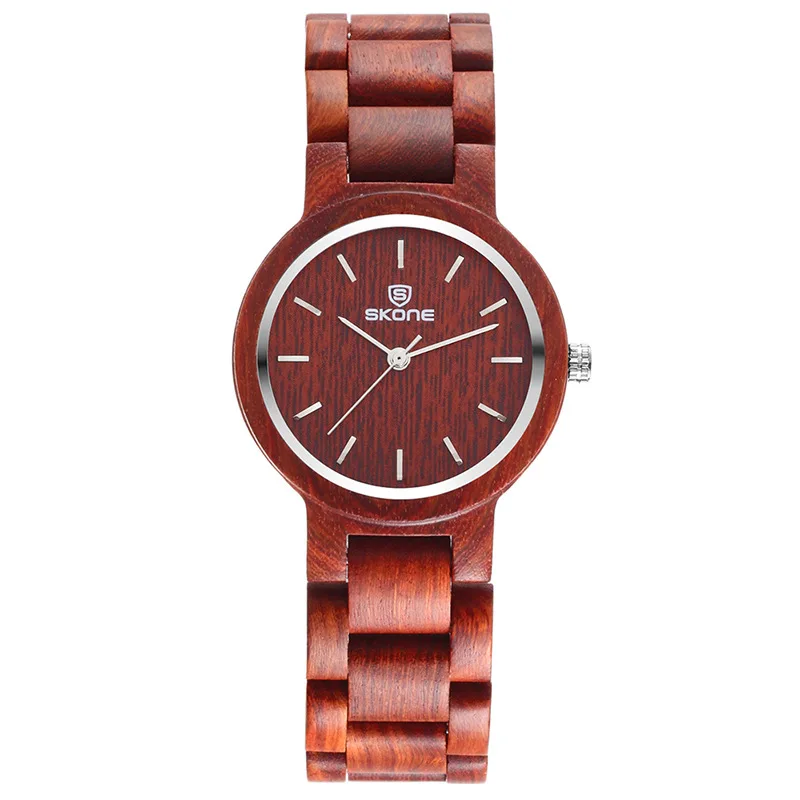 

2018 New Style Space-Time Top Grade Women's Wooden Watch Simple Waterproof Women's Quartz Watch Supply of Goods