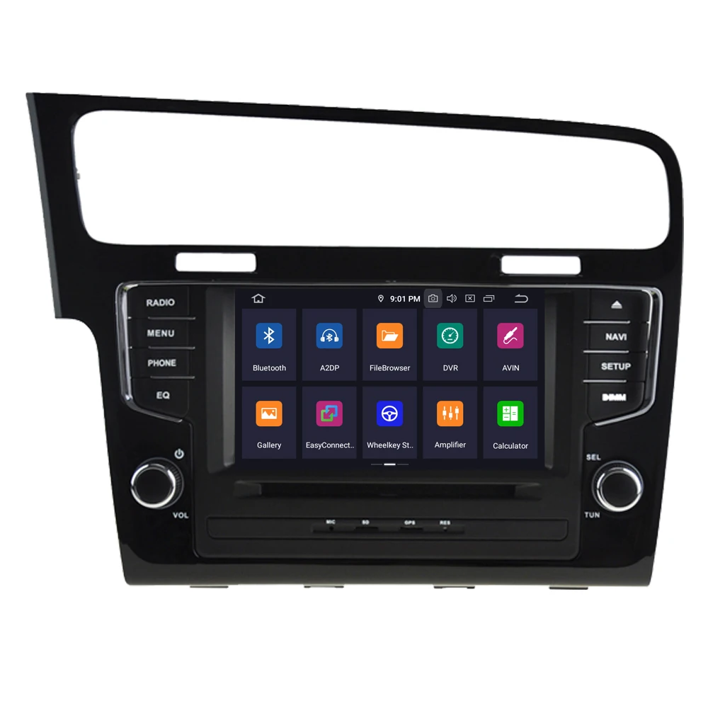 Clearance For VW Golf 7 MK7 2014 2015 2016 For Volkswagen MIB Infotainment System TouchScreen Android 9.0 Car Navigation Multimedia Player 2