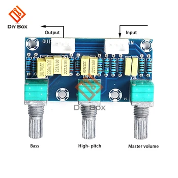 

XH-M802 power Amplifier Board module High and Low Voltage Mixer Tone Board Volume Control Subwoofer PCB Adjustment Amplificador