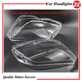 

Clear Auto Headlight Lampshade Transparent Lens Cover For MercedesBenz GLK200 GLK260 GLK300 13-15 2048201339/439 Car Accessories
