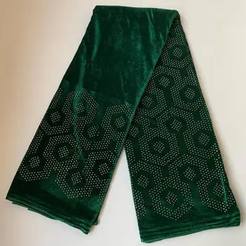 

Nigerian stone velvet Lace Fabrics 2020 High Quality African Lace Fabric Wedding French Tulle Lace Material For Dress 7L083101