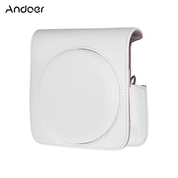 

Andoer Protective PU Leather Bag for Fujifilm Instax Square SQ6 Instant Film Camera Case Bag with Adjustable Strap 4 Colors