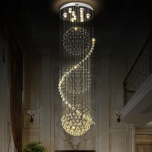 Роскошная хрустальная люстра, подвесной светильник в три сферы, большая современная креативная лампа для помещений, для гостиной, столовой, лестницы