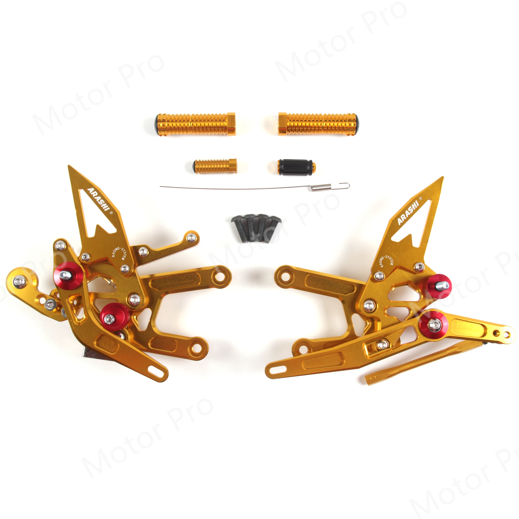 Регулируемые подножки для мотоцикла YAMAHA YZF R6 аксессуары для ног Peg Rearsets задний набор педали YZF-R6 CNC алюминий