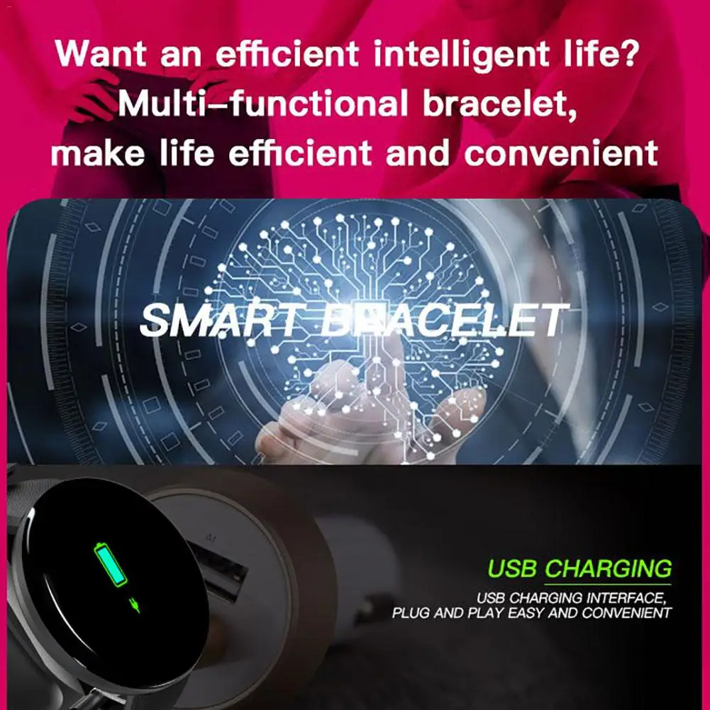 D18 Bluetooth Смарт часы для мужчин артериального давления сердечного ритма шаги Smartwatch женские часы водонепроницаемый спортивный трекер