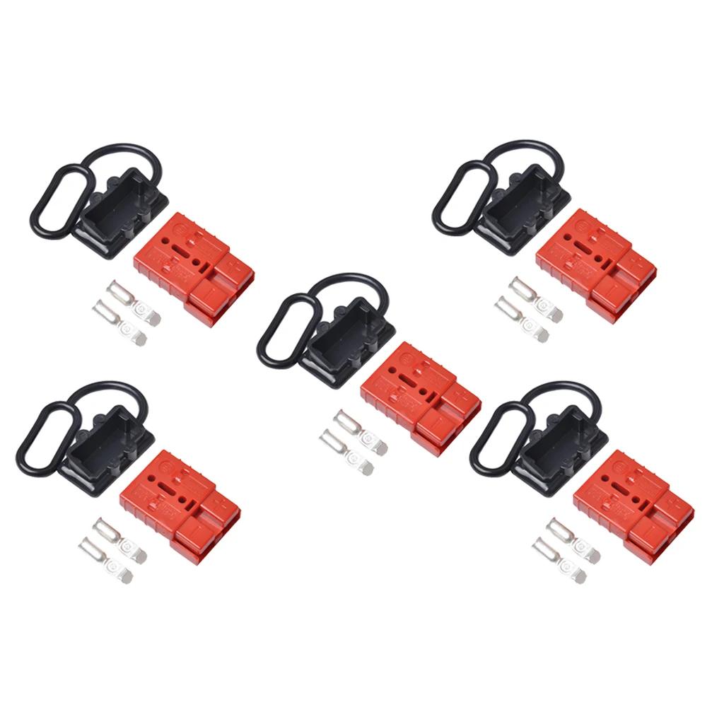 5x Универсальный 6 AWG 50A батарея подключения быстрый разъем для 12 в трейлер лебедки драйвер электрические устройства