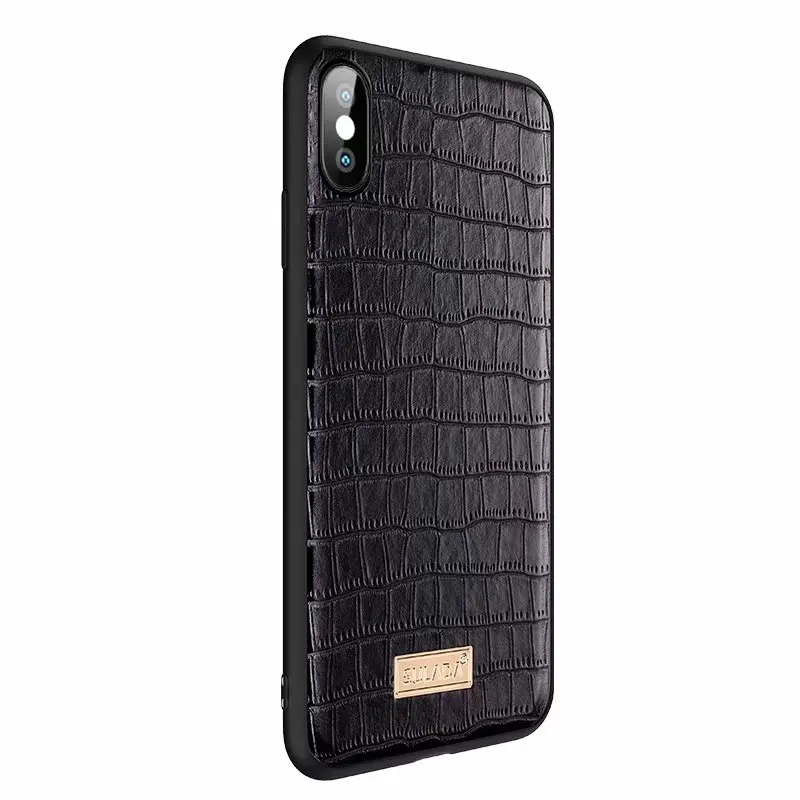 SULADA Роскошный тонкий крокодиловый узор кожа задняя крышка чехол для iPhone 11 pro Pro