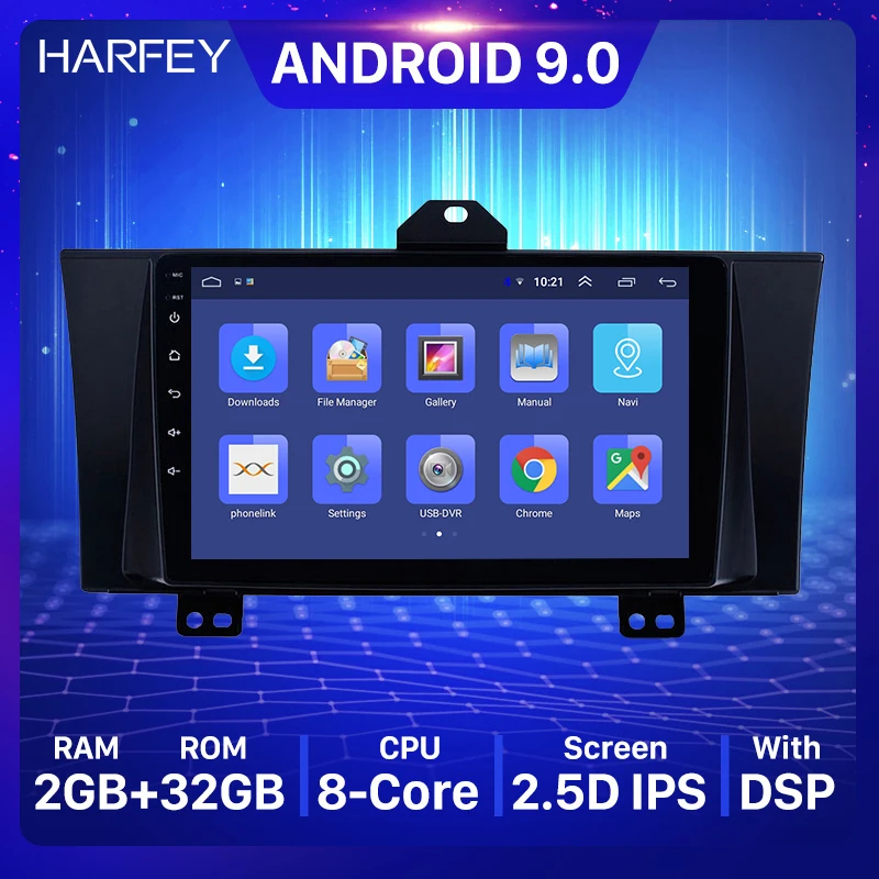 Harfey Android 9 0 стерео автомобильный Navi GPS для Honda Elysion 2012 2015 &quotHD сенсорный экран USB