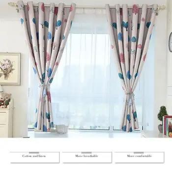 

Portable SunShade European-Style Sunscreen Car Shower Curtains Window Curtain Curtain Love Tree Thickened Balcony Home Decor