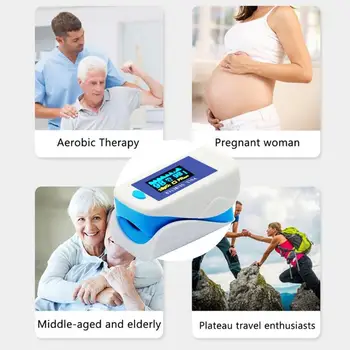 

Finger Clip Oximeter Pure Silicone Gel Heartbeat Pulse Oximetry Heart Rate Monitoring Measuring Blood Oxygen Content 1 Pcs