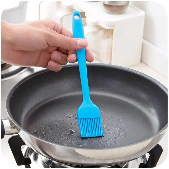 Sütemény Sütés Kefe Otthoni Barkács Szilikon Szerszámok Környezetbarát Kenyérolaj-Krém Főzés Basting Szilícium Konyha Grill Ecset - Image 3