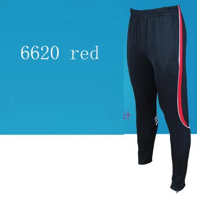 6620 red Мужские футбольные тренировочные длинные штаны подходит для всех сезонов Размер: L-4XL - Цвет: 6620 red