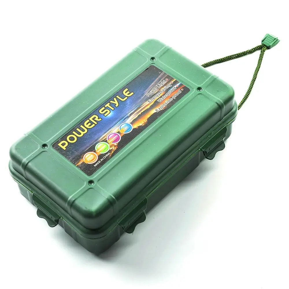 Survival Box Outdoor Sealed Box Plastic Shockproof Bins Waterproof Box Travel Storage Kit Survival Case Valuables Electronic Gadget Container