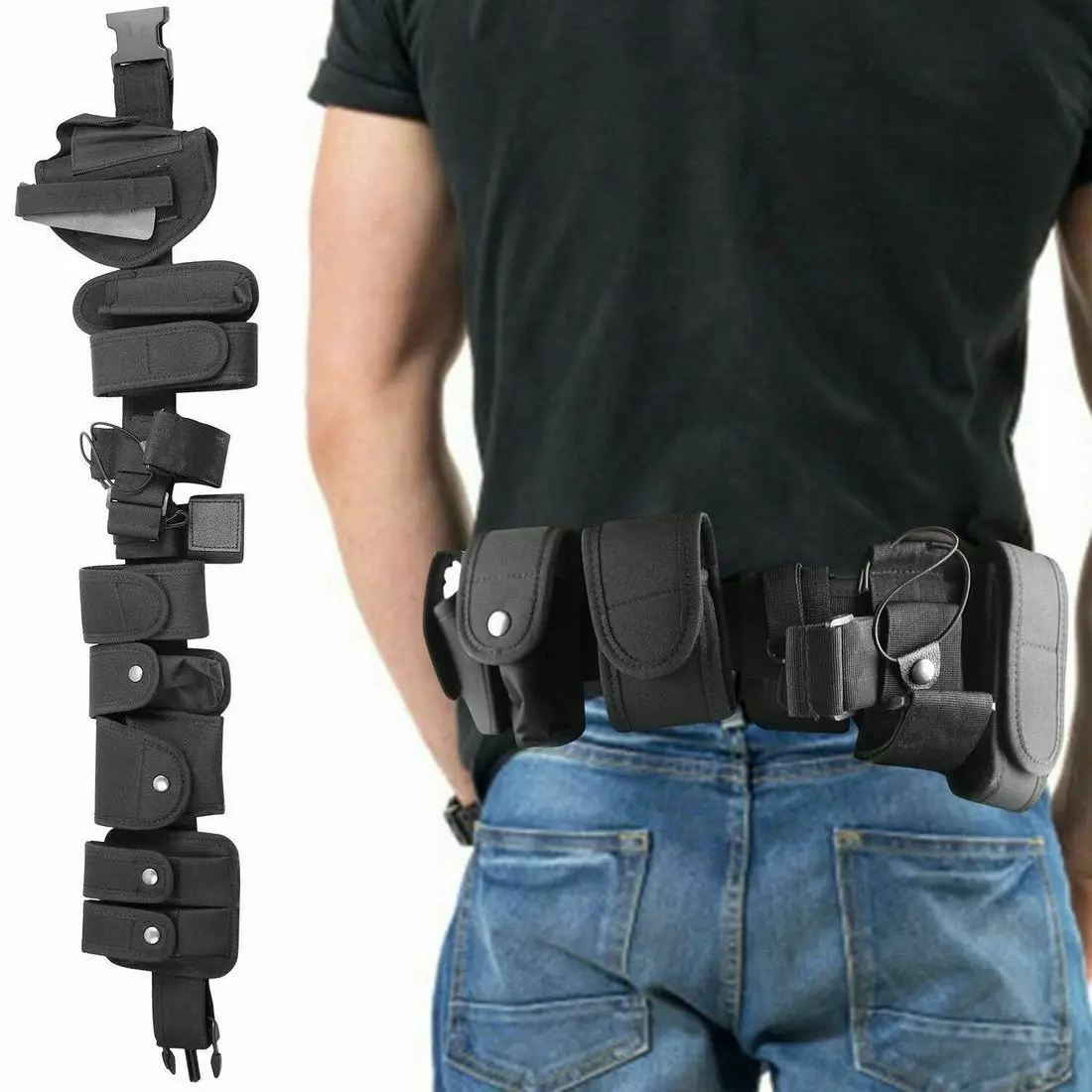 

Rig Gear Nylon Police Officer Security Guard Law Enforcement Equipment Duty Belt