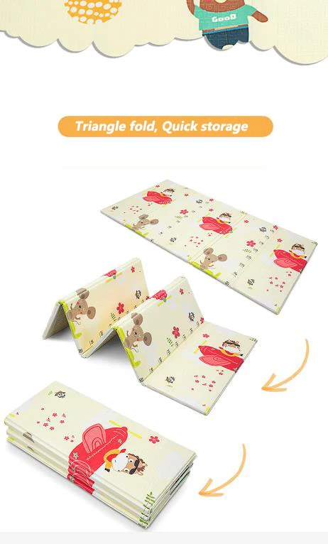 XPE Folding Children's Mat  Developing Crawling Baby Toys Carpet Climbing Game Floor Mat for Children Kids Rug