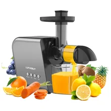 

LUFVEBUT Slow Press Juicer Electric Vegetables And Fruits Nutrition Soft And Hard Modes Quiet Motor Freeshipping Lemon Juicer