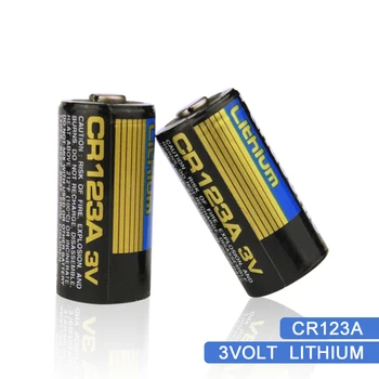 

2PCS CR123A Flashlights Camera Remote Controls Battery 123 CR17345 3V Lithium Battery for Panasonic