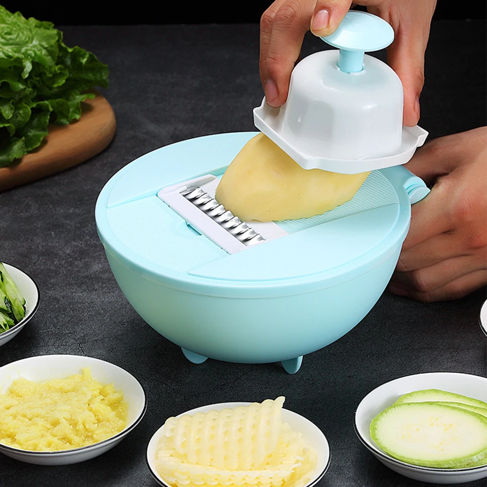 

Kitchen chopping artifact potato wire cutter multi-function chopping device radish grater rubbing potato slicer