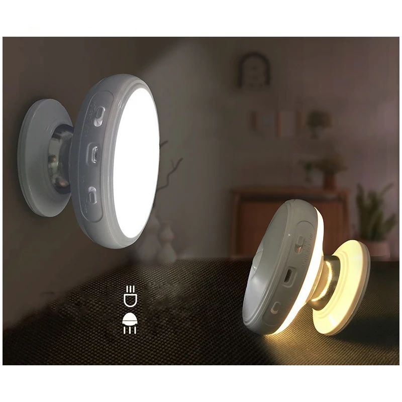 

Night light Wall light LED Starfinder rotating induction light Removable front and back emitting wall-mounted lamp Ambient light