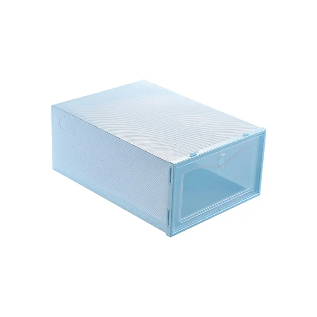 

Flip Shoes Box Thickened Transparent Drawer Case Plastic Shoe Boxes Stackable Box Shoe Organizer Shoebox storage Shoe rack