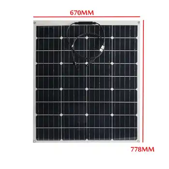 

18V Monocrystalline 240W Solar Panel Outdoor Portable Solar Panel Kit High Efficiency Flexible Solar Panel for Outdoor Camping