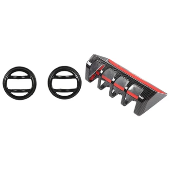 

2Pcs Car Front Side Turn Signal Light Lamp Cover & 1pcs Car Window Lift Switch Button Panel Trim for Suzuki Jimny