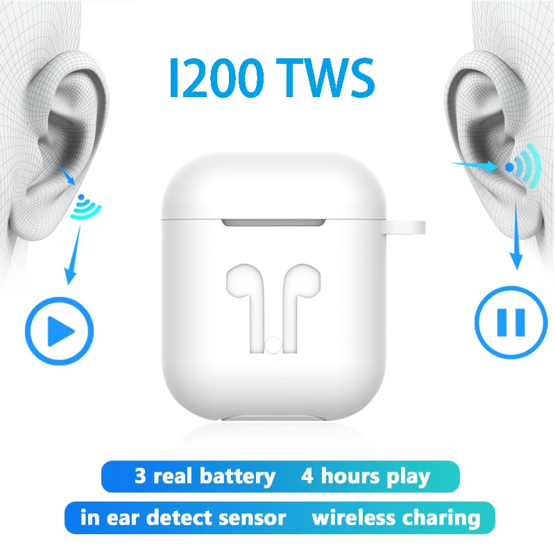 TWS i200 Pro Bluetooth наушники PK Air2 W1 H1 Сенсор кран управления Наушники Беспроводная наушники PK i14 i100 i1000 i50000 i9000 TWS