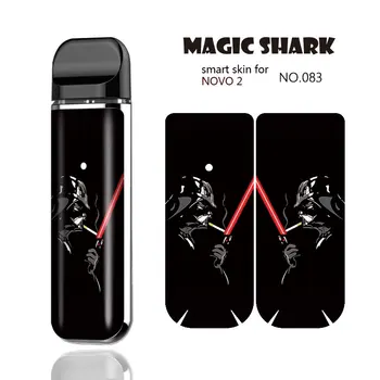 

Magic Shark Fire Horse Tiger Star War Flash Man Sticker Case Full Wrap Film Skin Cover for Smok Novo 2