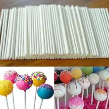 80 pçs plástico lollipop vara seguro branco bolo otário varas para chocolate açúcar doces lollypop diy molde bakeware ferramenta