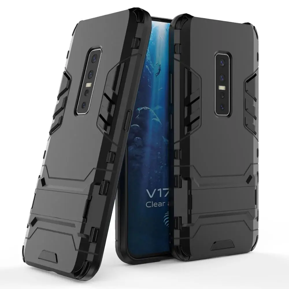 Чехол для VIVO V17 PRO противоударный армированный резиновый силиконовый Жесткий ПК