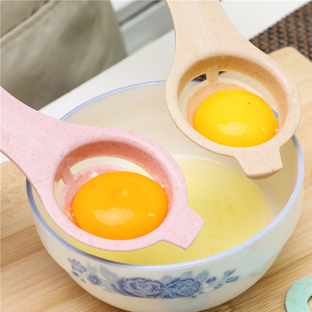 1Pc Egg White Yolk Separator Household Egg Divider Kitchen Cooking Tool Filter Separator Cooking Gadgets Kitchen Supply