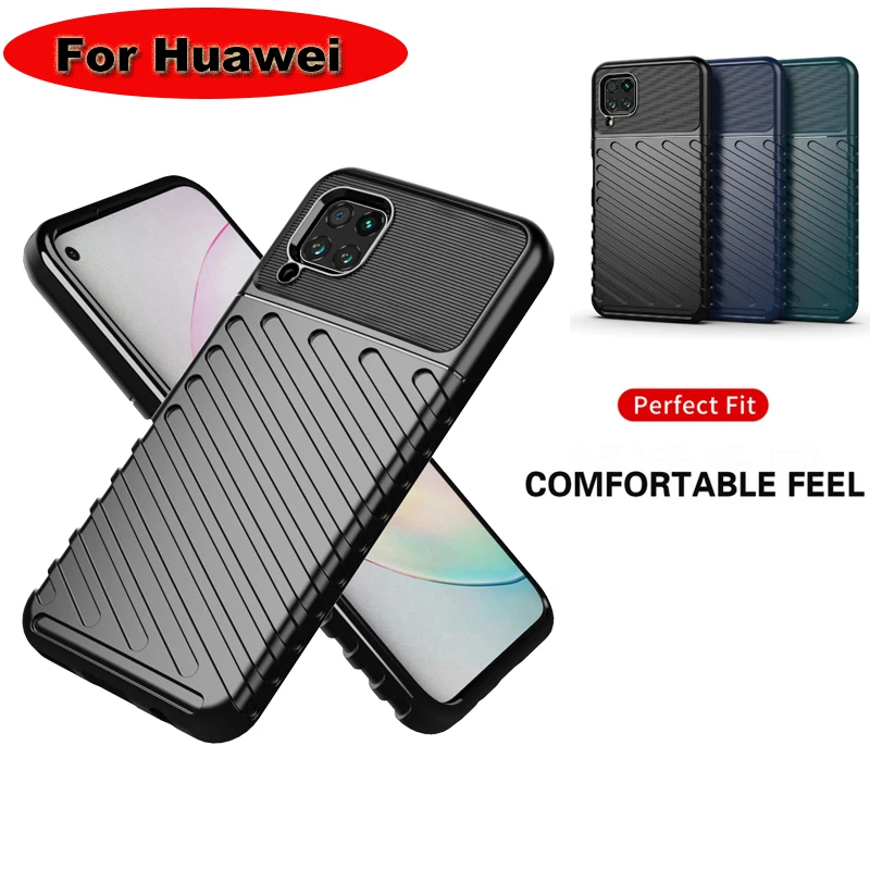 Модный защитный бампер чехол для телефона huawei Honor Nova 6 SE V30 Pro сверхмощный P30 Pro mate 30 20 Pro RS чехол из углеродного волокна
