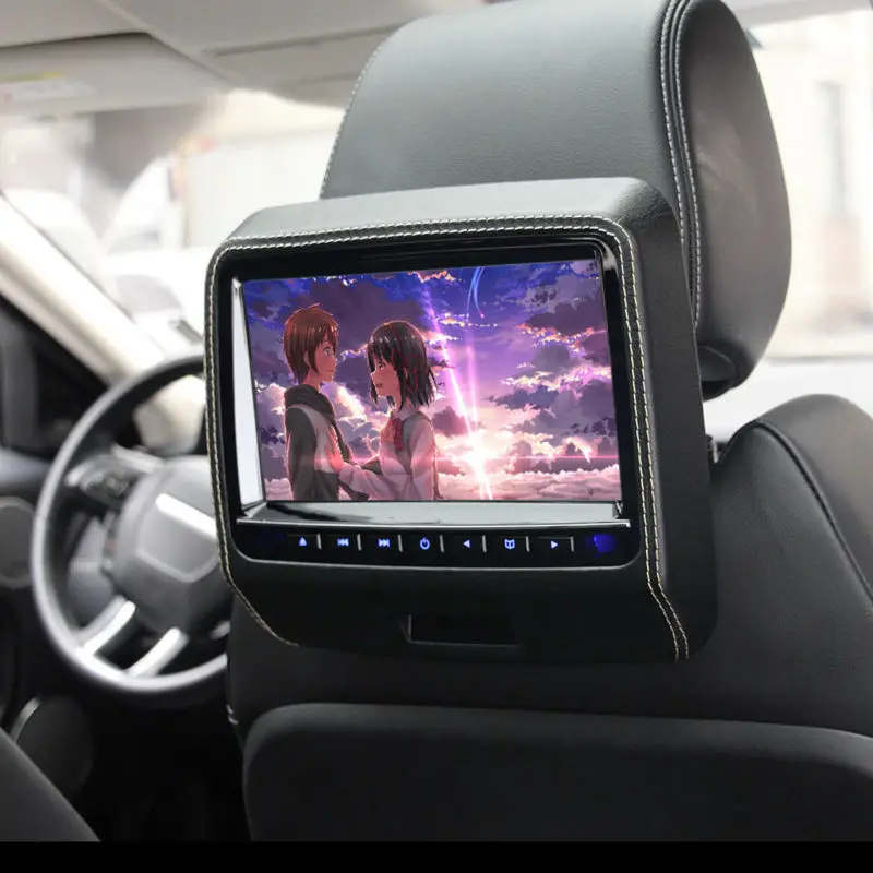 2x9 дюймовый 1080P полноформатный автомобильный монитор сенсорный экран